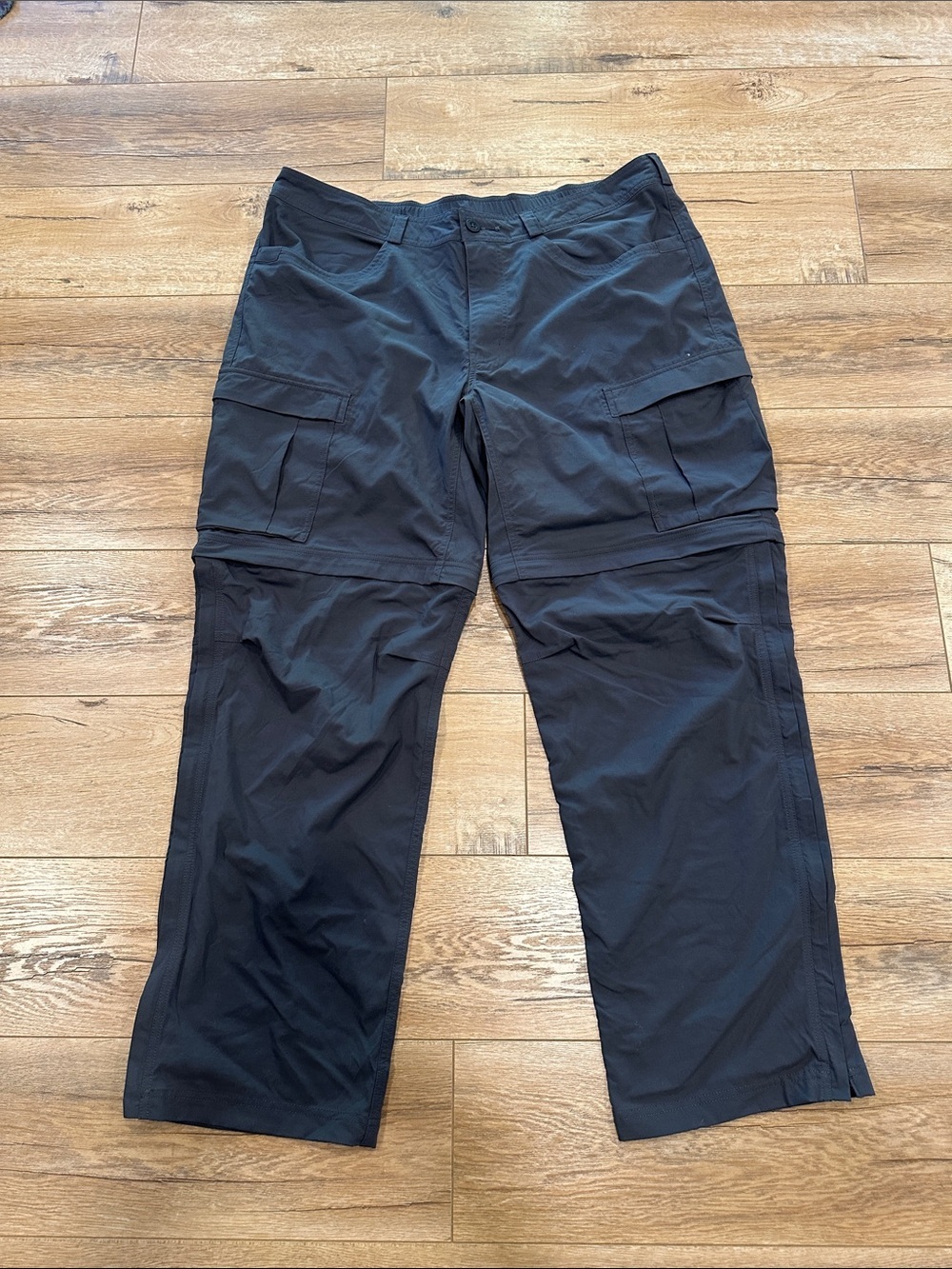 REI Men's Dark Grey Convertible Cargo Pants